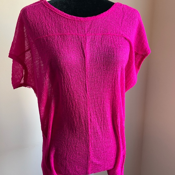 Rachel Roy Fuchsia Knitted Top Size S - Picture 1 of 4